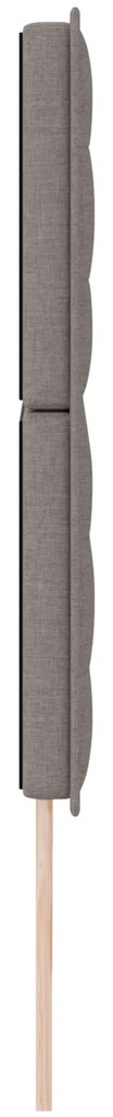Cabeceira Design Linhas Taupe 180 cm Tecido