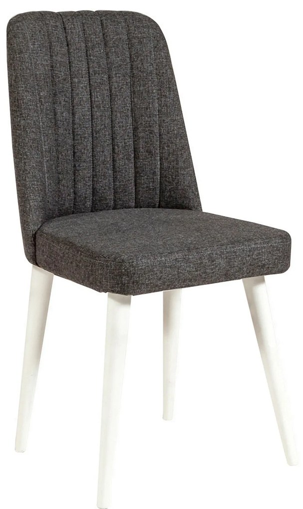 **** Conjunto Mesa e Cadeiras Costa – Branco/Antracite – Mesa: 120x77x