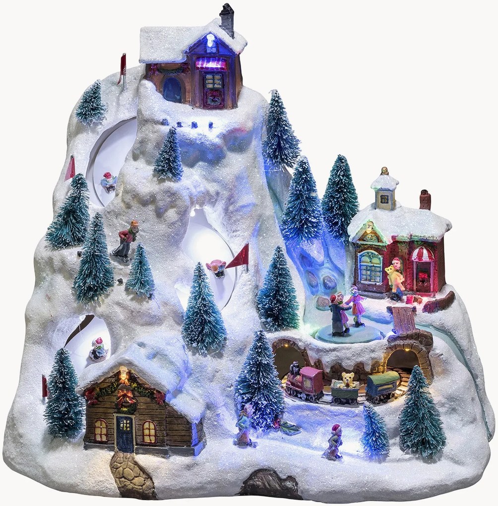 Decoração de Natal LED Ski Slope