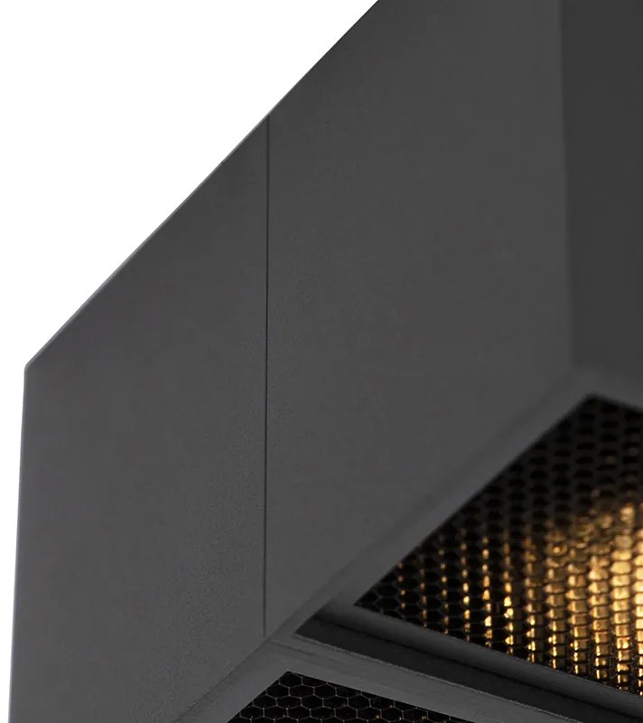 Projetores de design preto 4 luzes - Qubo Honey