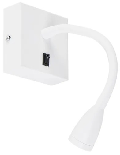 Candeeiro de parede moderno flexível branco LED - Flex