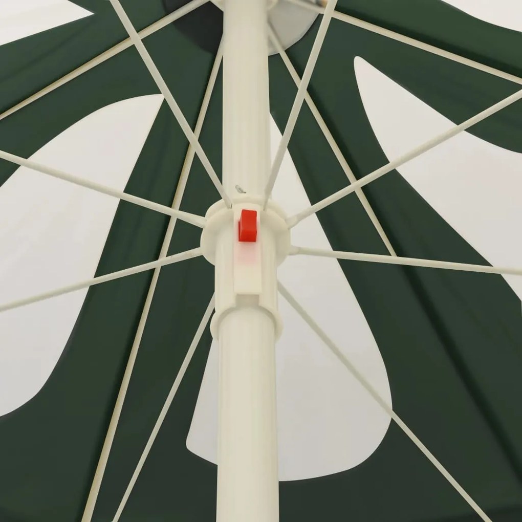 Guarda-sol de praia 240 cm verde