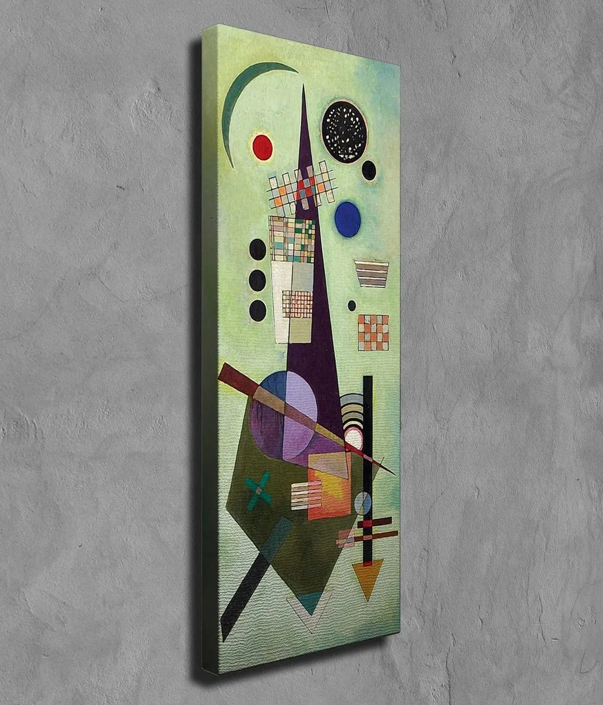 Pintura Decorativa em Tela PC189 – Multicolor – 30 x 80 cm