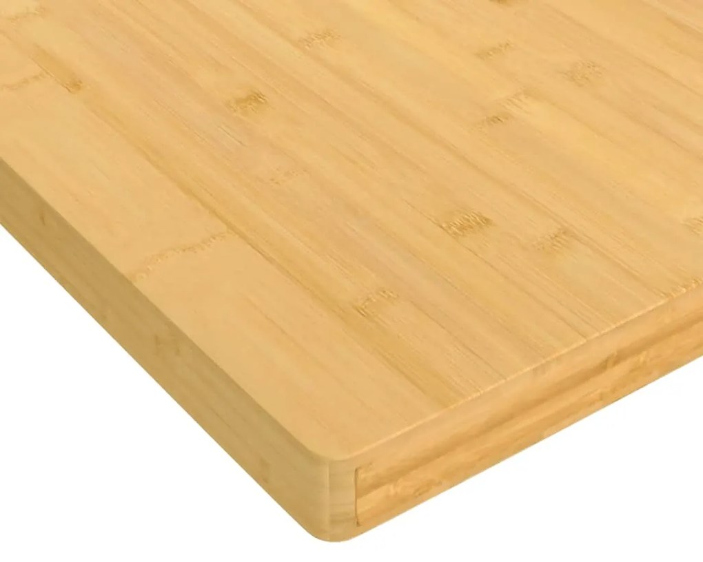 Tampo de mesa 90x90x4 cm bambu