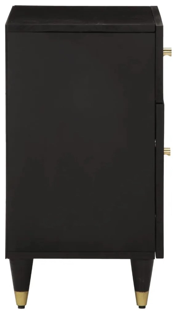 Mesa de cabeceira 50x33x60 cm madeira de mangueira maciça