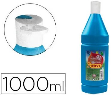 Guache Liquido Jovi 1000 Ml Azul Cyan