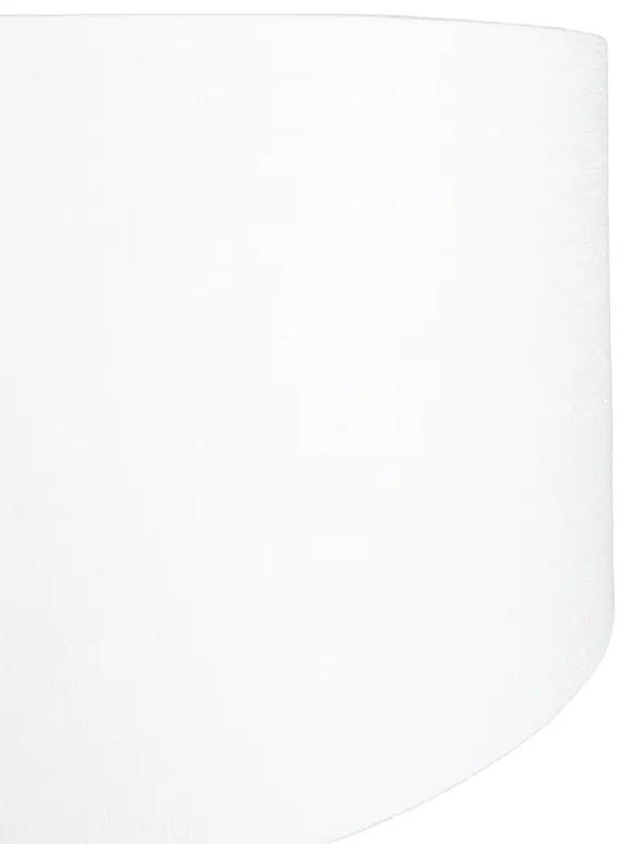 Lâmpada de parede moderna em aço com abajur branco 50/50/25 ajustável Moderno