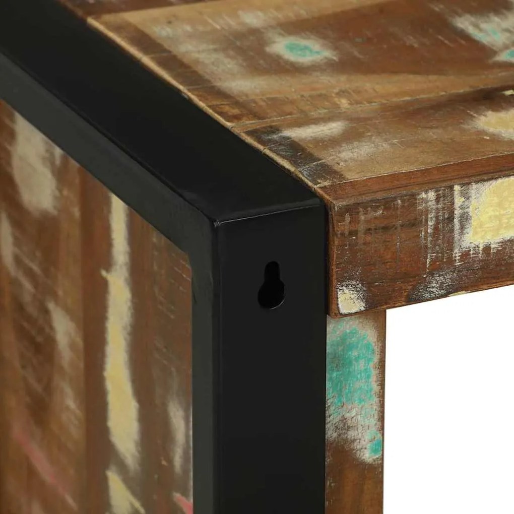 Cubo de Parede 55x35x40 cm Madeira Recuperada Maciça