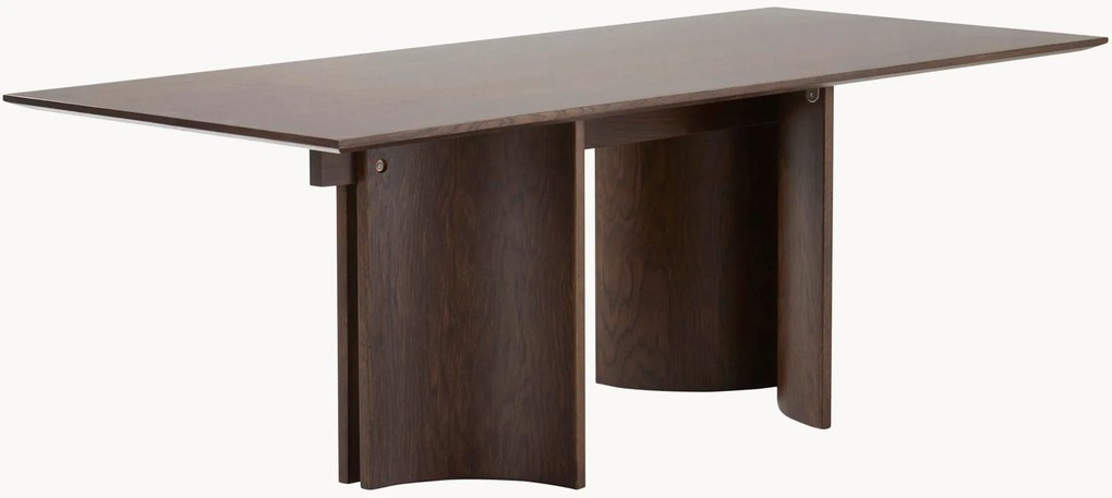 Mesa de jantar em madeira de carvalho Kungsholmen, 90 x 210 cm
