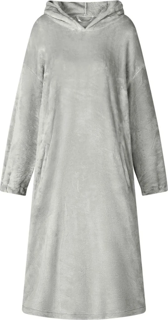 vidaXL Sweatshirt manta Cinzeto l Flanela