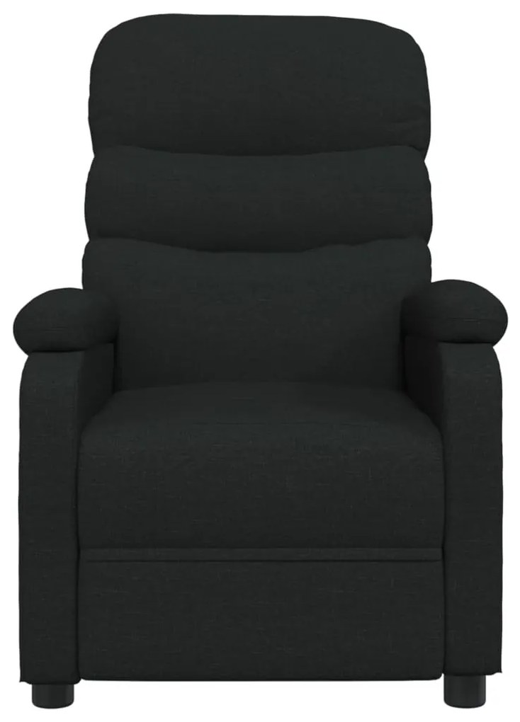 Poltrona de massagens elétrica tecido preto