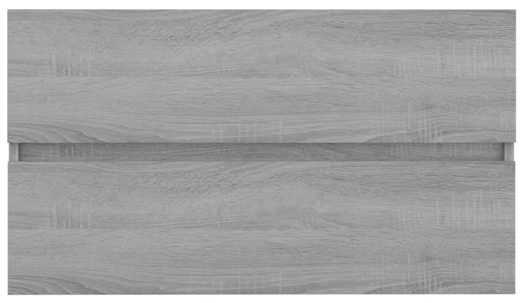 Móvel p/ lavatório 80x38,5x45 cm derivados madeira cinza sonoma
