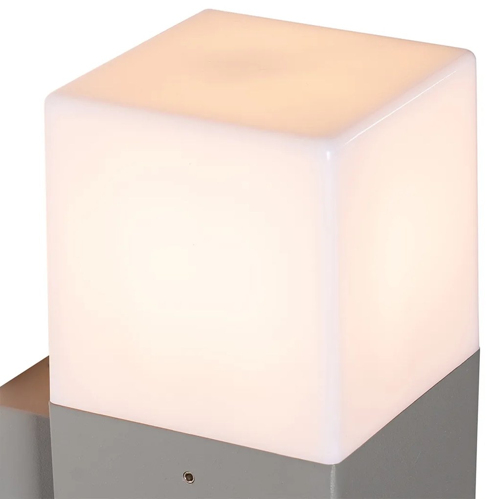 Candeeiro de parede exterior com número de casa - Dinamarca