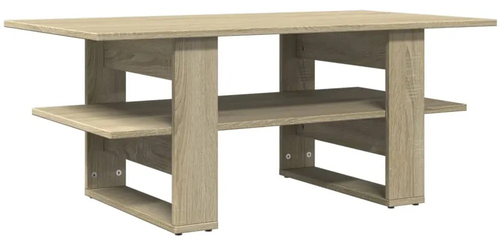 Mesa de centro 102x55x42 cm madeira processada carvalho sonoma