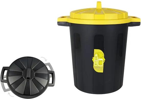 Caixote de Lixo para Reciclagem - Amarelo (S2201190)