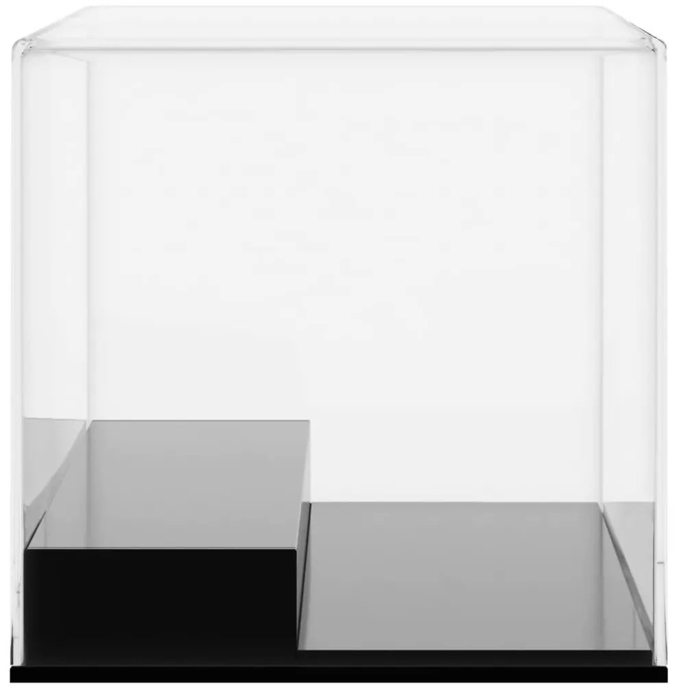 Caixa de exposição 19,5x8,5x8,5 cm acrílico transparente