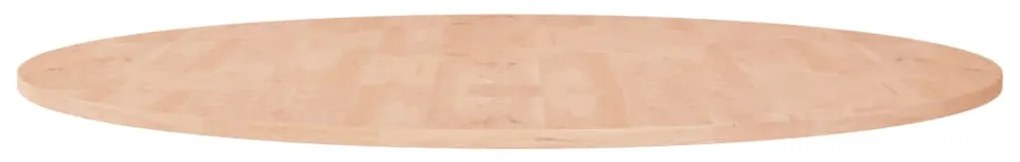 vidaXL Tampo de mesa redondo Ø90x1,5cm carvalho maciço não tratado