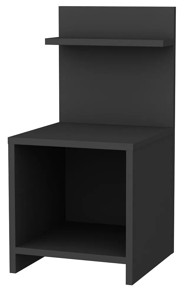 Mesa de Cabeceira Ullman – Antracite – 35,6 x 37,4 x 72 cm