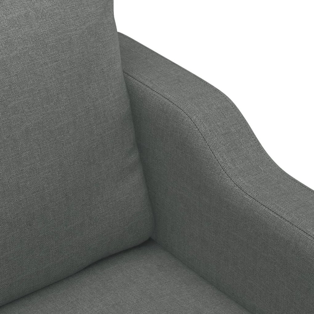 Poltrona 60 cm tecido cinzento-escuro