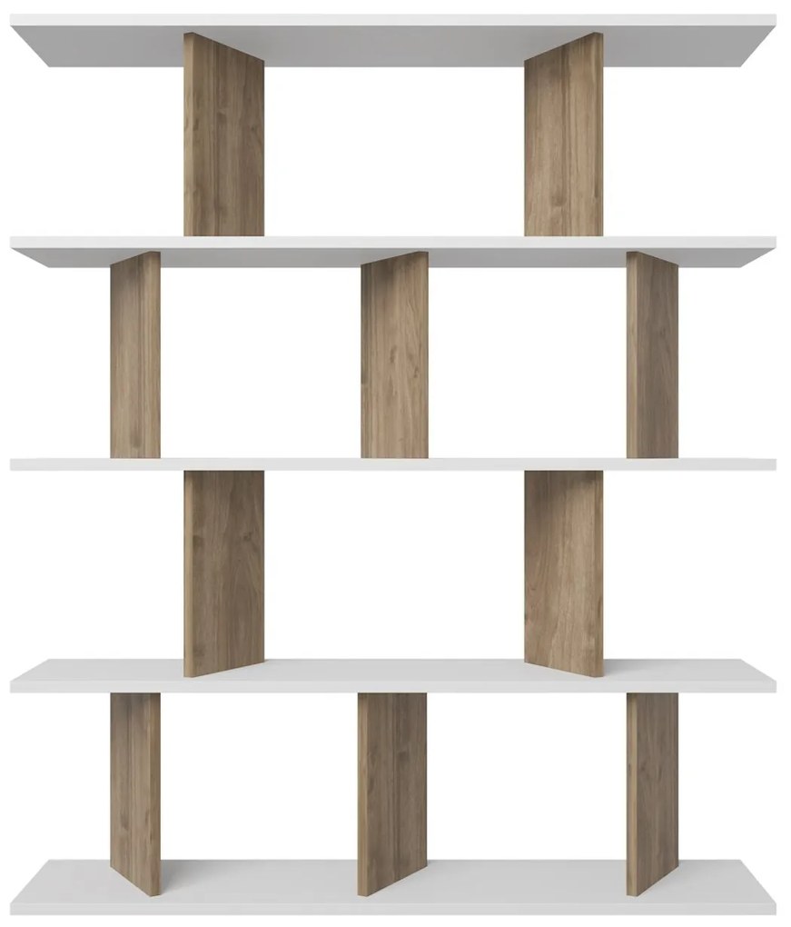 Estante Grace – Branco Nogueira – 120x141x24,6 cm