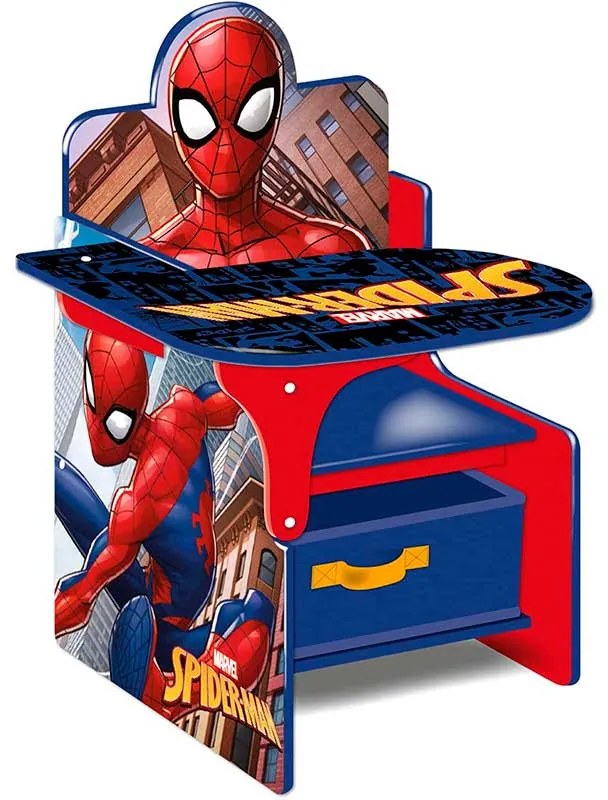 Secretaria Infantil Homem Aranha 52x60x50cm.