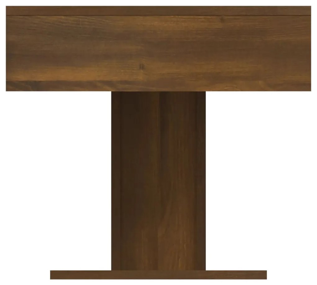 Mesa centro 96x50x45 cm derivados de madeira carvalho castanho