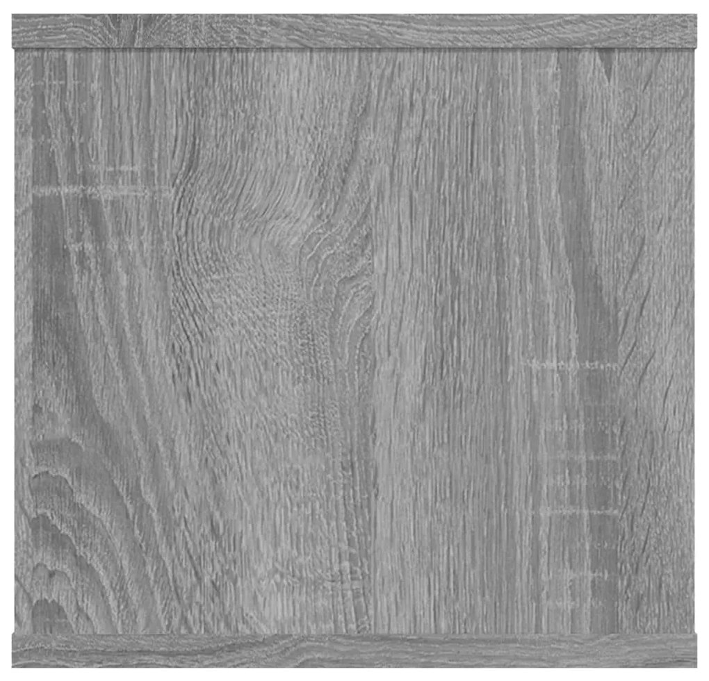 Estante 102x30x29 cm derivados de madeira cinzento sonoma