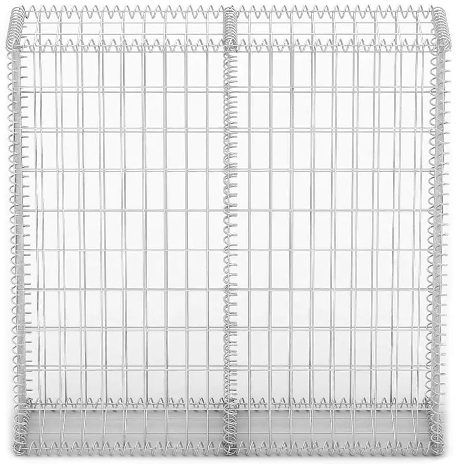 Cesto gabião arame galvanizado 100 x 100 x 30 cm