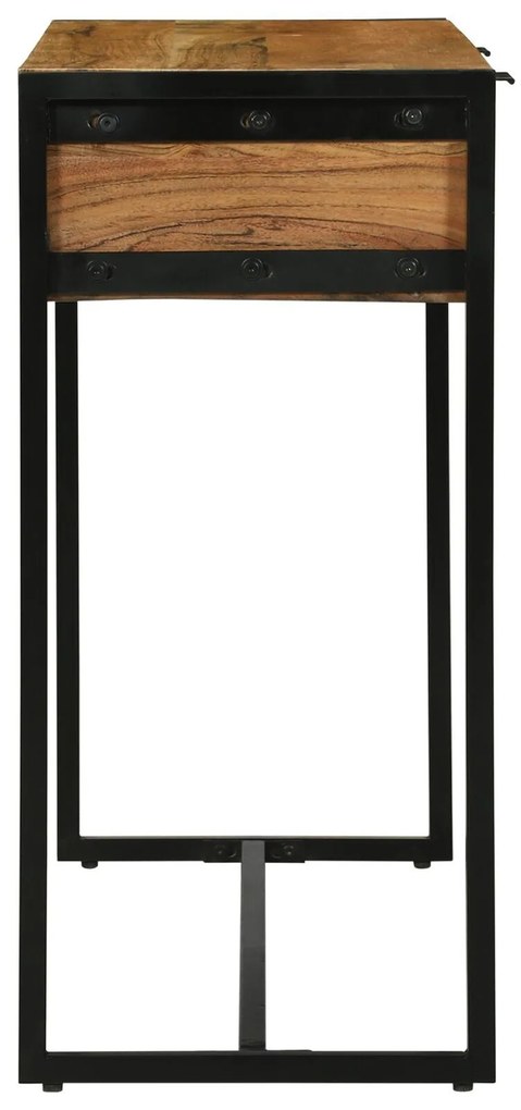 Mesa Console 90x35x75 cm Madeira Maciça Acácia