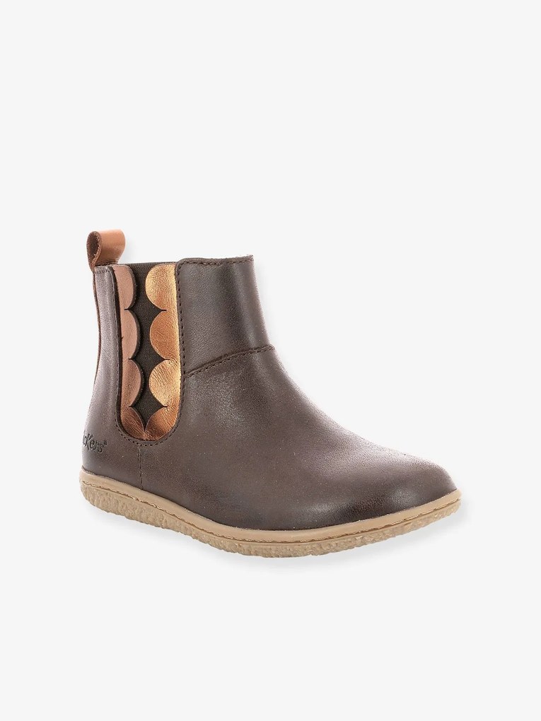 Agora -20%: Botas Vetudi da KICKERS® castanho medio liso com motivo