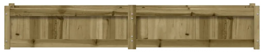 Vasos/floreiras de jardim 2 pcs madeira de pinho impregnada