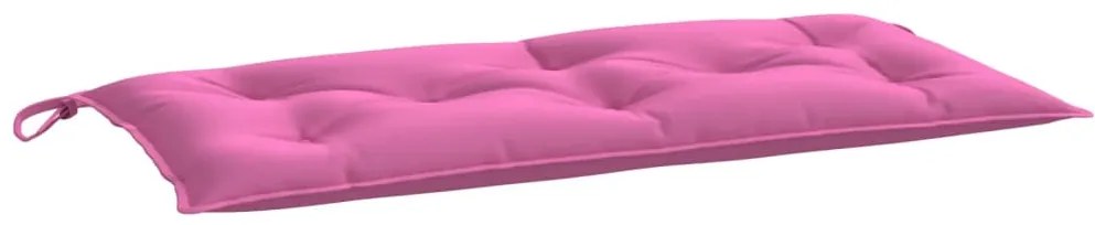 Almofadão p/ banco de jardim 110x50x7 cm tecido rosa