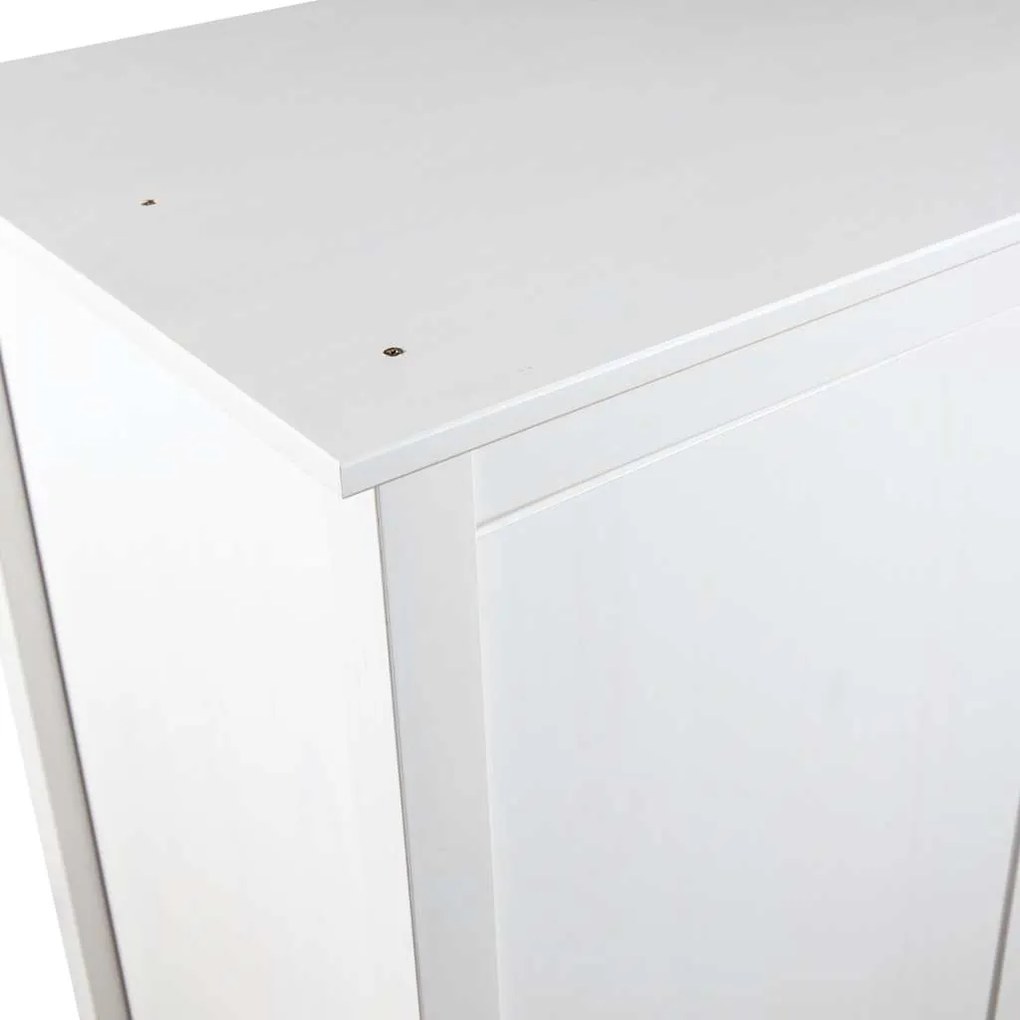 Roupeiro 2 portas Hill 89x50x170 cm pinho maciço branco
