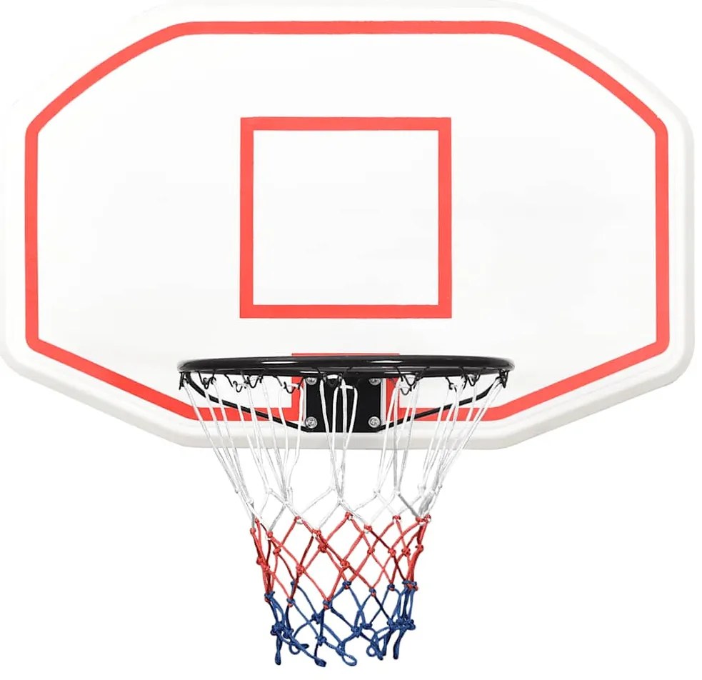 Tabela de basquetebol 109x71x3 cm polietileno branco