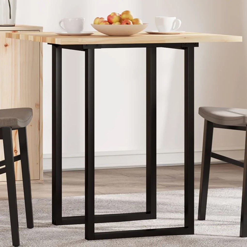 vidaXL Tampo de mesa quadrado 70x70x2 cm madeira de acácia maciça