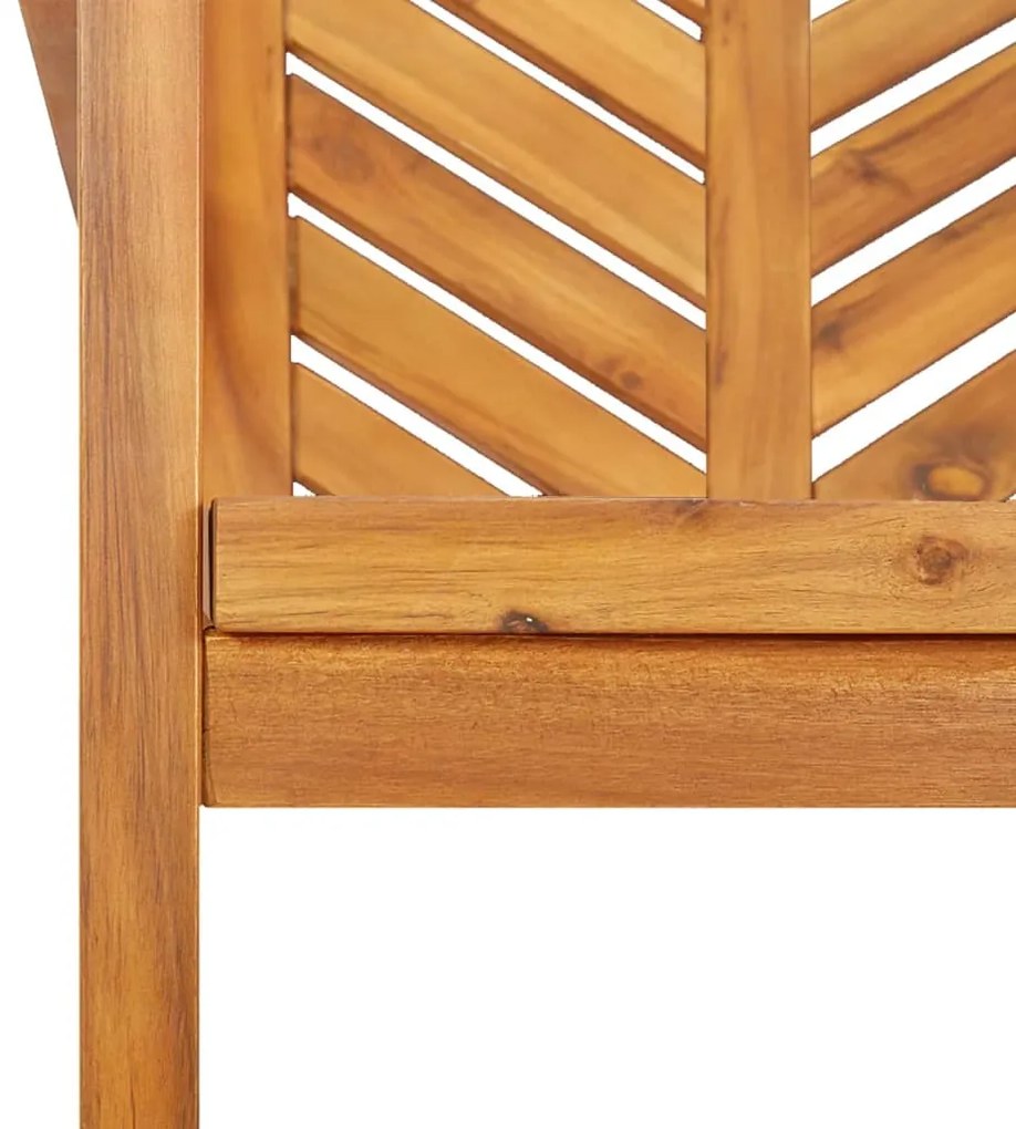 Cadeiras de jantar para jardim 2 pcs madeira de acácia maciça