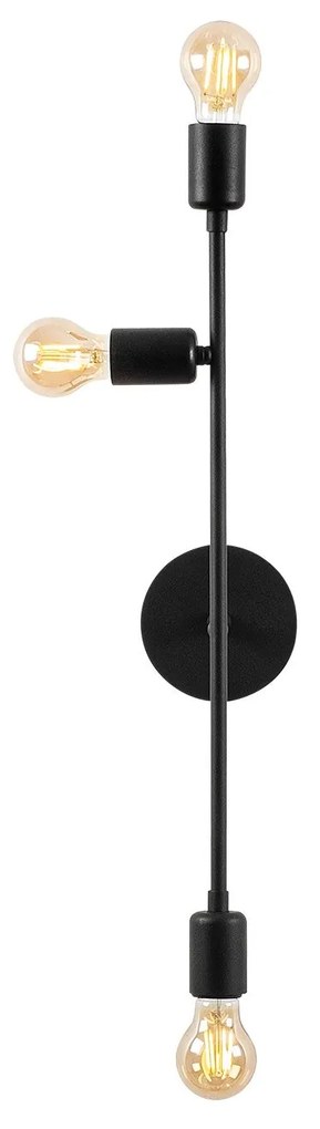 Candeeiro de Parede Bedside – Preto – 15 x 15 cm