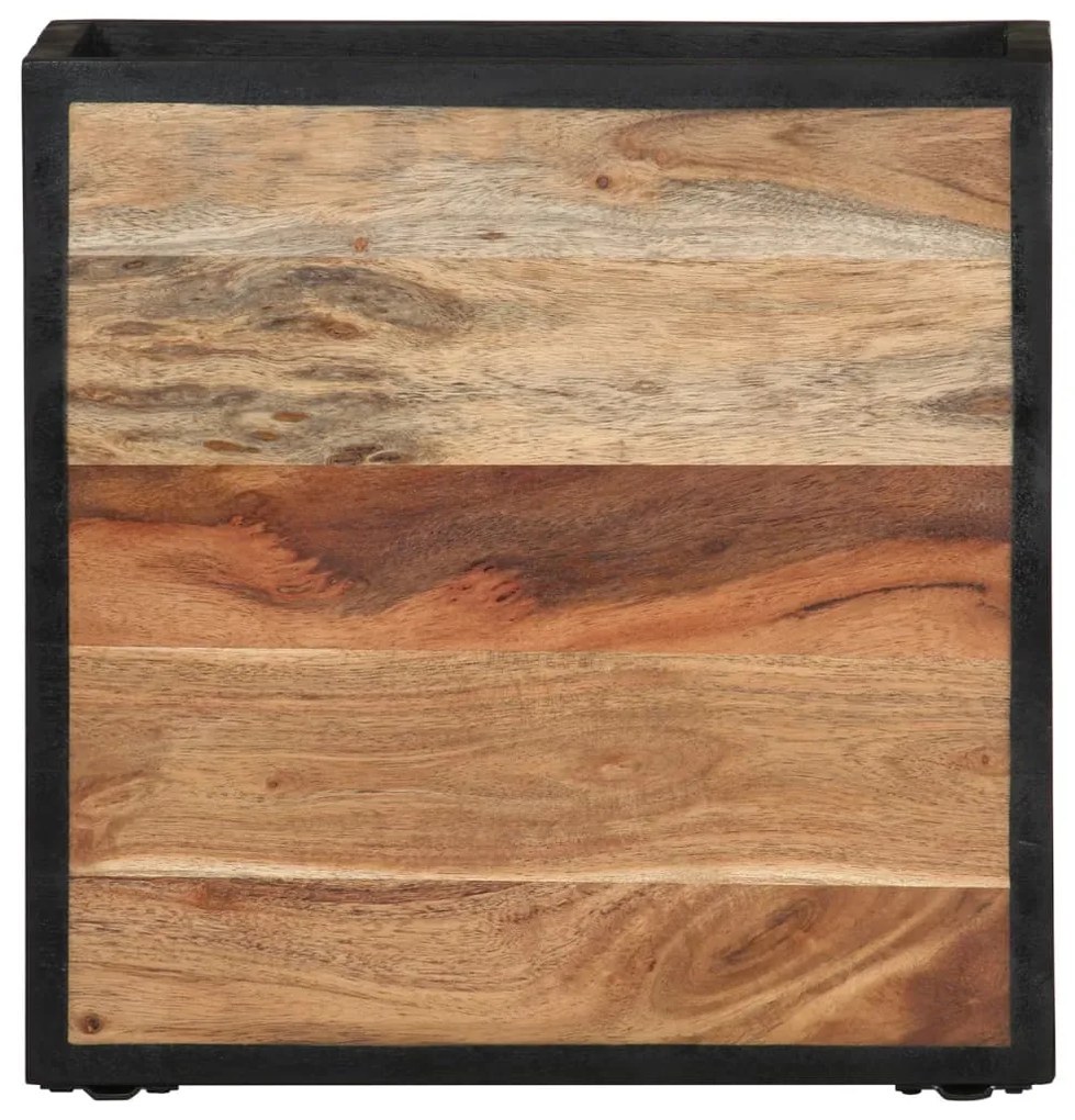 Mesa de cabeceira de parede 35x35x20 cm madeira acácia maciça