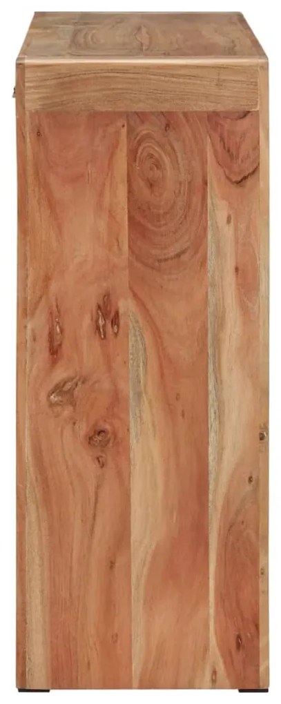 Mesa consola 110x30x76 cm madeira de acácia maciça
