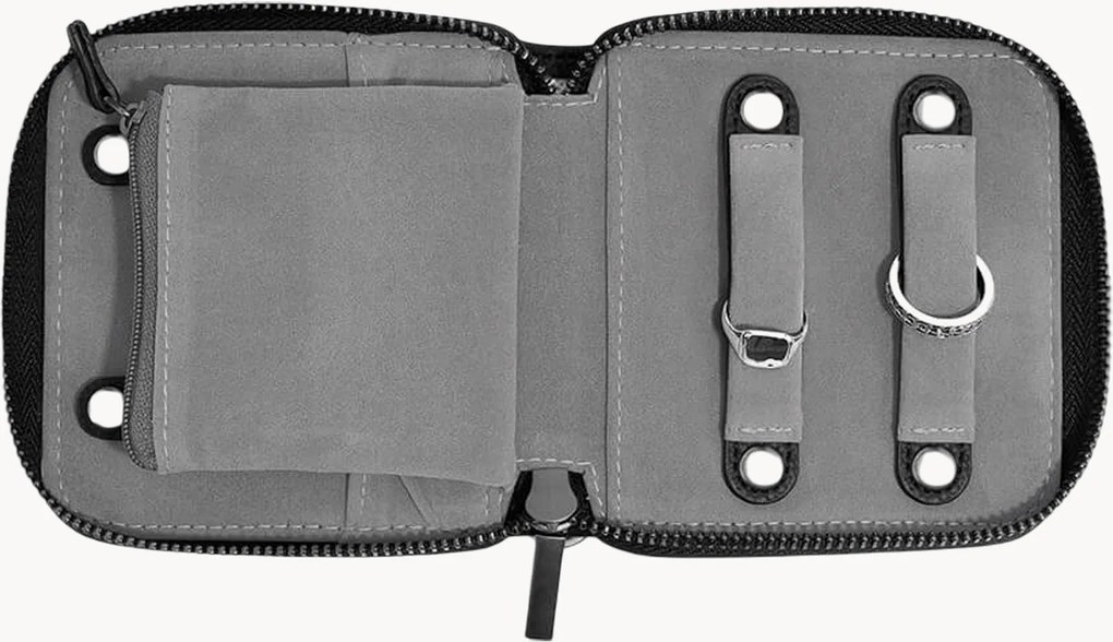 Estojo compacto para joias Pebble Black