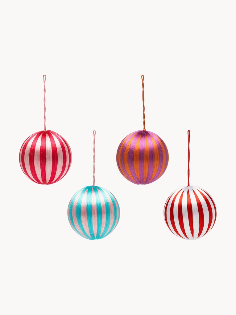 Bolas de Natal Corded, Ø 15 cm, 4 uni.