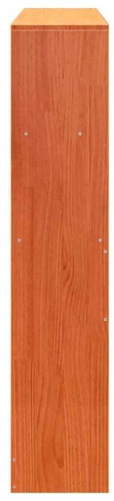 Cabeceira com arrumação 140 cm pinho maciço castanho-mel