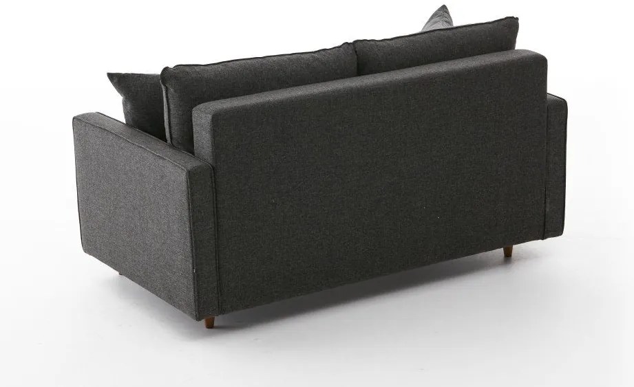 Sofá de 2 Lugares Eva – Antracite – 155x82x90 cm