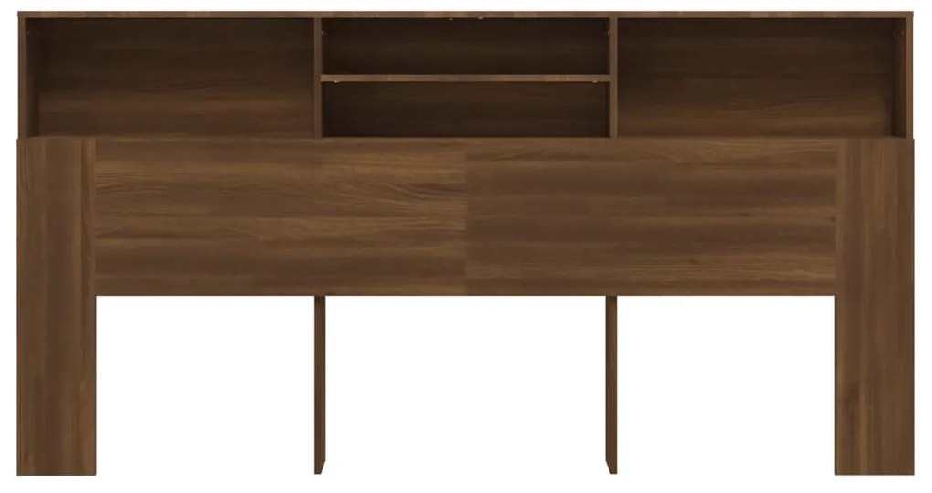 Armário de cabeceira 200x19x103,5 cm cor carvalho castanho