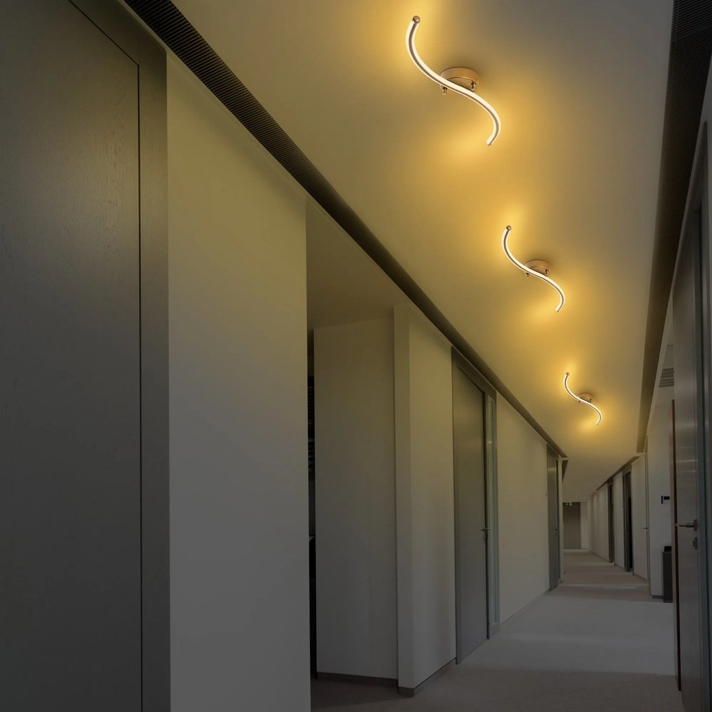 Chandelier Yilan – Ouro – 67 cm x 5 cm x 10 cm