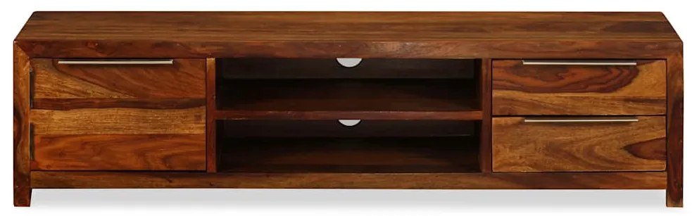 Móvel de TV madeira acácia sólida 120x30x30 cm