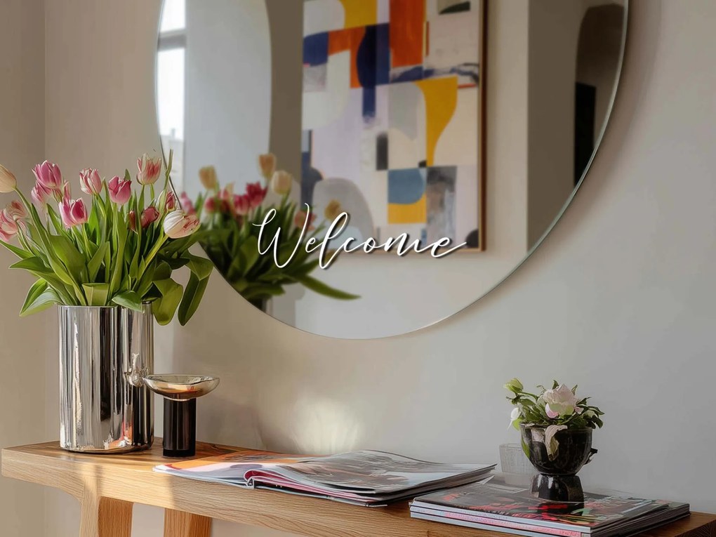 Autocolante para espelho S19 – Welcome