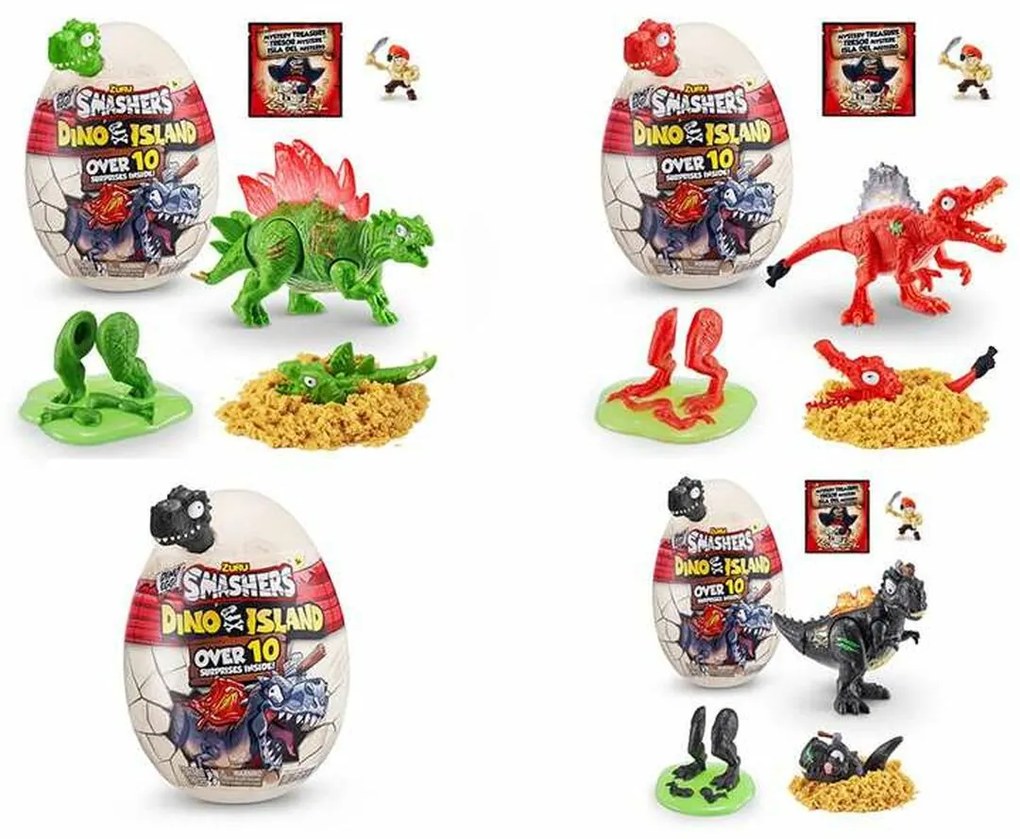 Ovo surpresa Bizak Zuru Smashers Island Dinossauro
