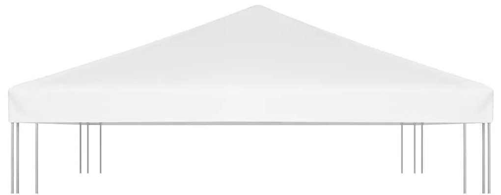 Cobertura de gazebo 270 g/m² 3x3 m branco