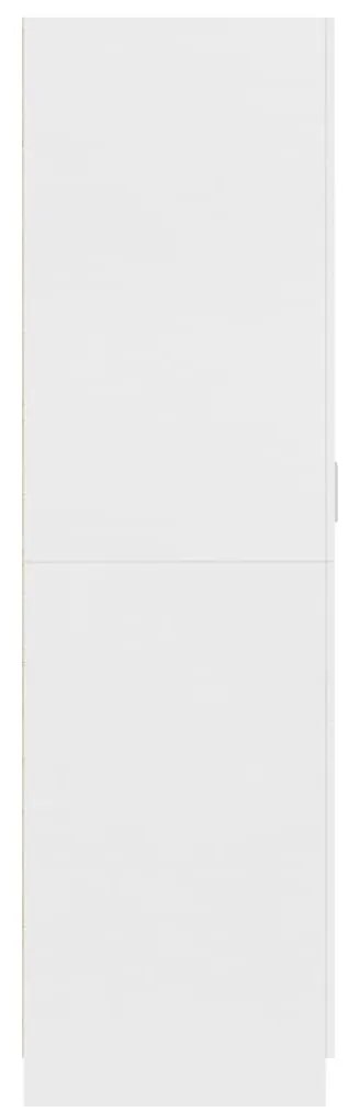 Roupeiro 80x52x180 cm derivados de madeira branco